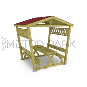 24 PM Wooden Picnic Table